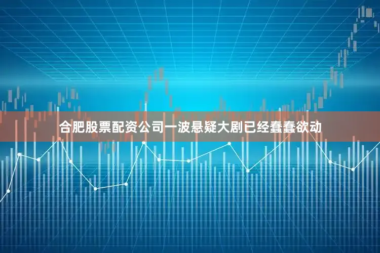 合肥股票配资公司一波悬疑大剧已经蠢蠢欲动