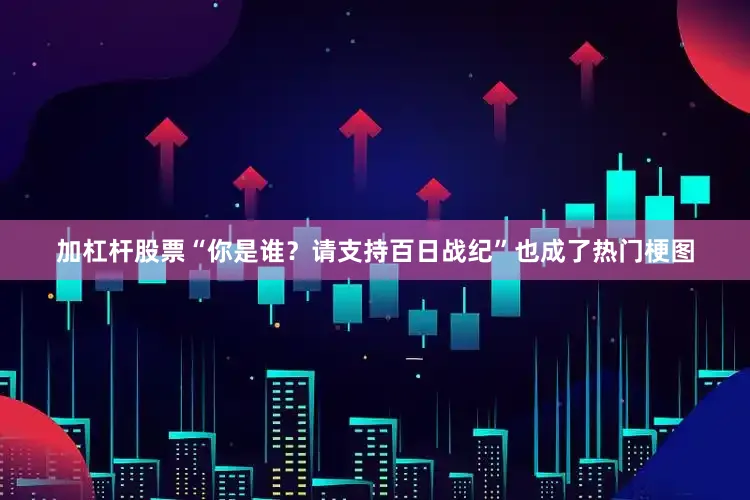 加杠杆股票“你是谁？请支持百日战纪”也成了热门梗图