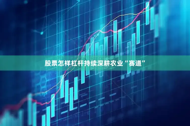 股票怎样杠杆持续深耕农业“赛道”